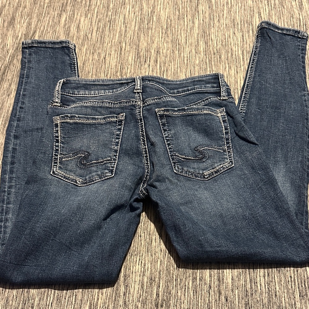 Silver Jeans Dark Blue Skinny Jeans